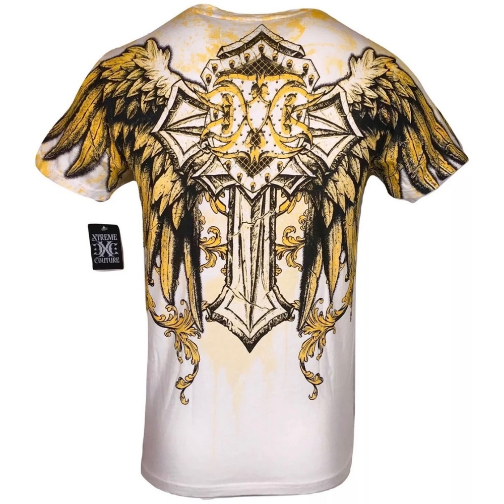 Xtreme Couture By Affliction Men's T-Shirt SIREN Tattoo Biker MMA S-5X - Picture 4 of 8